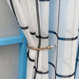 Gallermönster Voilegardin Måttbeställd Gardin Transparenta Gardiner För Vardagsrum Sovrum