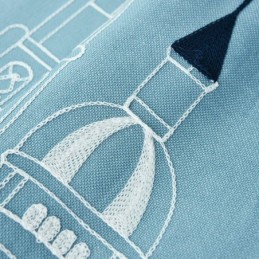 Nordisk Stil Slottbroderade Fönsterbehandlingsgardiner För Vardagsrum/Sovrum