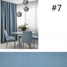 Modern Enfärgad Gardin Måttbeställd Mörkläggningsgardiner För Vardagsrum