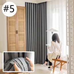 Hundtandsmönster Jacquardgardin Måttbeställd Gardin Hög Skuggande Gardin För Vardagsrum/Sovrum