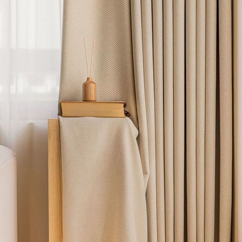 Mörkläggningsgardiner Med Vågmönster För Vardagsrum/Sovrum