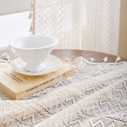 Modern Tyllgardin, Måttbeställd, Fin Genomskinlig Fönsterbehandling För Vardagsrum, Sovrum