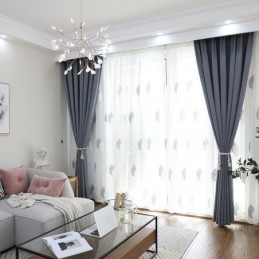 Moderiktiga Chevrongardiner Mörkläggande Mörkläggningsgardiner För Vardagsrum Sovrum