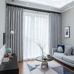 Vågiga Jacquardgardiner...