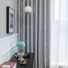 Vågiga Jacquardgardiner Fönstergardin Måttbeställd Gardin För Vardagsrum