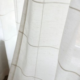 Minimalistisk Transparent Gardin Måttbeställd Gardin Stor Gallergardin Jacquard Voile Panel Vardagsrum Ett