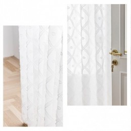 Fina, Skira Gardiner, Måttbeställda Gardiner, Broderade Tyllgardiner För Vardagsrum