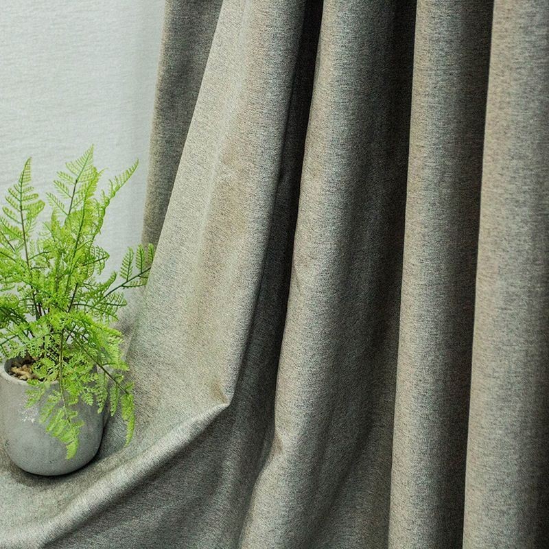 Nordiska Enfärgade Mörkläggningsgardiner För Vardagsrum