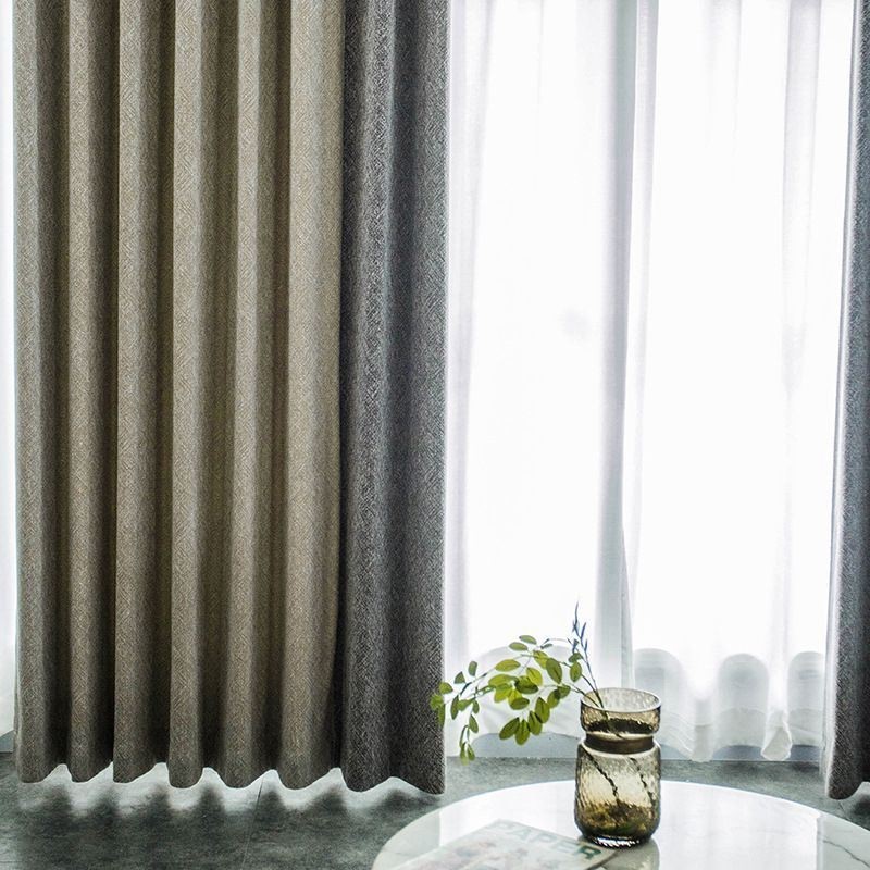 Nordiska Lapptäcksgardiner Enfärgade Mörkläggningsgardiner För Vardagsrum