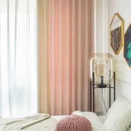 Nordiska Lapptäcksgardiner Enfärgade Mörkläggningsgardiner För Vardagsrum