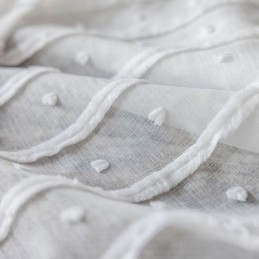 Vita Transparenta Gardiner, Måttbeställda Gardiner, Broderade Tyllgardiner För Vardagsrum