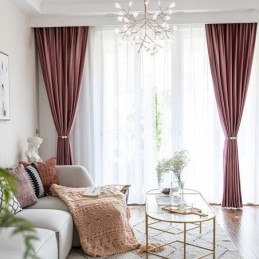 Nordiska Sammetsgardiner Mörkläggningsgardiner För Sovrum Och Vardagsrum I Enfärgat