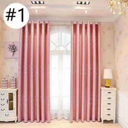 Prickiga Jacquardgardiner Moderna Mörkläggningsgardiner För Vardagsrum Sovrum