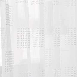 Nordisk Transparent Gardin Måttbeställd Präglad Tyll Vardagsrum Sovrum