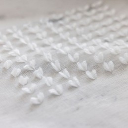 Nordisk Transparent Gardin Måttbeställd Präglad Tyll Vardagsrum Sovrum