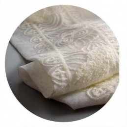 Broderad Transparent Gardin Måttbeställd Minimalistisk Klassisk Voile Vardagsrum Sovrum