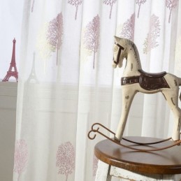 Nordisk Skir Gardin Måttbeställd Gardinträd Tyll För Vardagsrum Sovrum