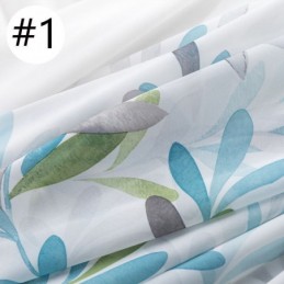 Voilegardin Med Vinstockmönster, Måttbeställd Gardin, Tryckta, Transparenta Gardiner, Vardagsrum, Sovrum