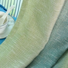 Enkel Halvmörkläggningsgardin Måttbeställd Gardin Färgglada Ränder Tryckta Vardagsrum