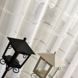 Geometrisk Jacquardgardin, Måttbeställd, Lyxig Tyllgardin, Vardagsrum, Sovrum