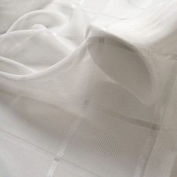 Geometrisk Jacquardgardin, Måttbeställd, Lyxig Tyllgardin, Vardagsrum, Sovrum