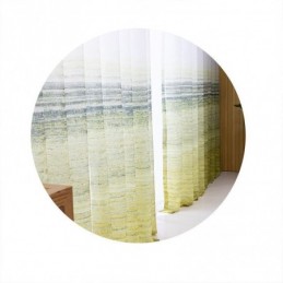 Nordisk Stil, Transparent Gardin, Måttbeställd, Tryckt Voile, Vardagsrum, Sovrum