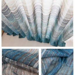 Nordisk Stil, Transparent Gardin, Måttbeställd, Tryckt Voile, Vardagsrum, Sovrum