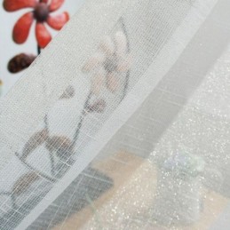 Elegant Skir Gardin Måttbeställd Enfärgad Tyllgardin Vardagsrum Sovrum