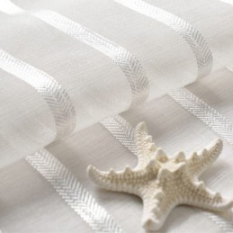 Elegant Vit Tyllgardin Måttbeställd Gardin Transparent Vardagsrumssovrum