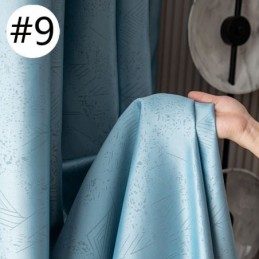 Mörkläggande Geometriska Jacquardgardiner För Vardagsrum