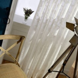 Vit, Transparent Gardin, Måttbeställd, Tyll, Genomskinlig, Vardagsrum, Sovrum