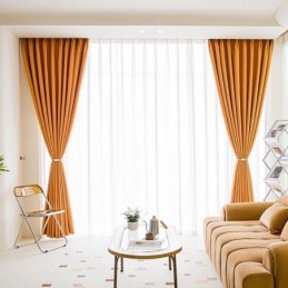 Moderna Enfärgade Gardiner Mörkläggningsgardiner Måttbeställda Gardindraperier För Vardagsrum Sovrum