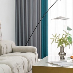 Nordiska Lapptäcksgardiner Enfärgade Mörkläggningsgardiner För Vardagsrum