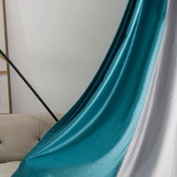 Nordiska Lapptäcksgardiner Enfärgade Mörkläggningsgardiner För Vardagsrum