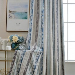 Mörkläggningsgardin I Modern Max-Stil, Måttbeställd, Abstrakt Precisionsjacquard, Sovrum