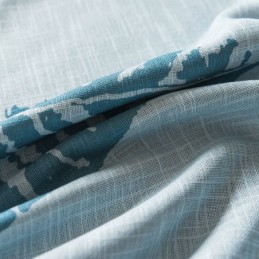 Mörkläggningsgardin Med Bladmönster, Måttbeställd, Modern Minimalistisk Fönsterbehandling