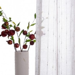 Broderade Transparenta Gardiner I Voile För Vardagsrum, Europeiska Fönster