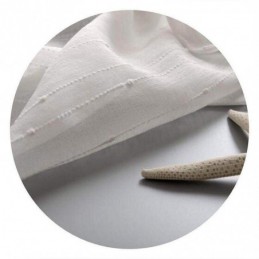 Broderade Transparenta Gardiner I Voile För Vardagsrum, Europeiska Fönster