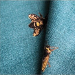 Dekorativ Gardin I Bomull Och Linne, Måttbeställd, Pastoral, Halvmörkläggande, Sovrum, Barnrum