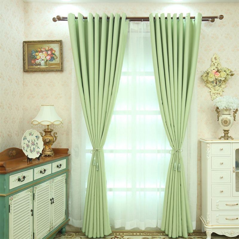 Moderna Enfärgade Mörkläggningsgardiner Premium Anpassade Vardagsrums-Matsal