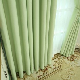 Moderna Enfärgade Mörkläggningsgardiner Premium Anpassade Vardagsrums-Matsal