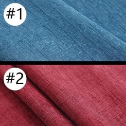 Mössad Chenillegardin Med Broderi Och Blommor I Fönster