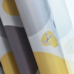 Måttbeställd Gardin Gardin I Nordisk Stil Med Marmormönster