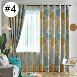 Måttbeställd Gardin Gardin I Nordisk Stil Med Marmormönster