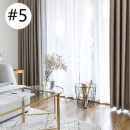 Mörkläggningsgardin I Linfärg, Måttbeställd Gardin, Enfärgad, Miljöskydd, Mörkläggning