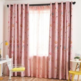 Mörkläggningsgardin Måttbeställd Gardin Tecknad Tryckt Barnrum