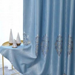 Mötbeställd Gardin I Jacquard, Modern, Skräddarsydd Mörkläggning För Vardagsrum