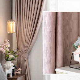 Hemgardin Måttbeställd Gardin Nordisk Stil Enfärgad