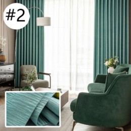 Hemgardin Måttbeställd Gardin Nordisk Stil Enfärgad