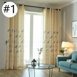 Mörkläggningsgardin I Pastoral Stil, Måttbeställd Gardin För Vardagsrum/Sovrum